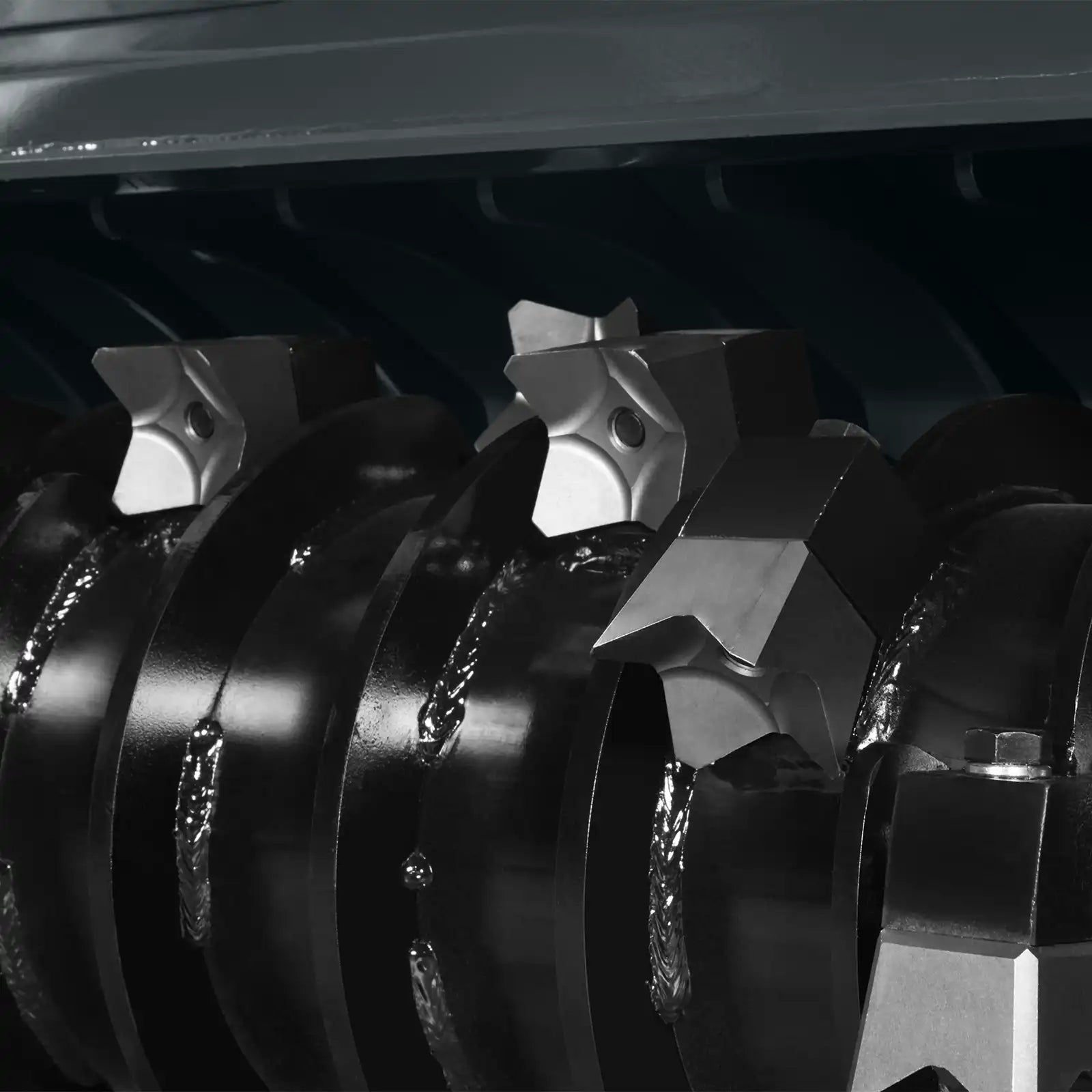 37"Mini Skid Steer Drum Forestry Brush Mulcher Attachment, Hydraulic Flow Range 11 To 16 GPM,MCH37