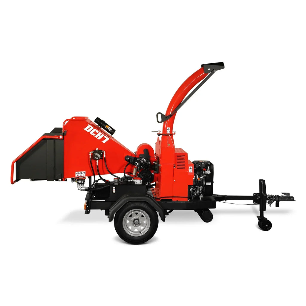 25hp 750cc Twin Cylinder ZONSEN Petrol Engine 7” Hydraulic Feeding Wood Chipper, DCH7